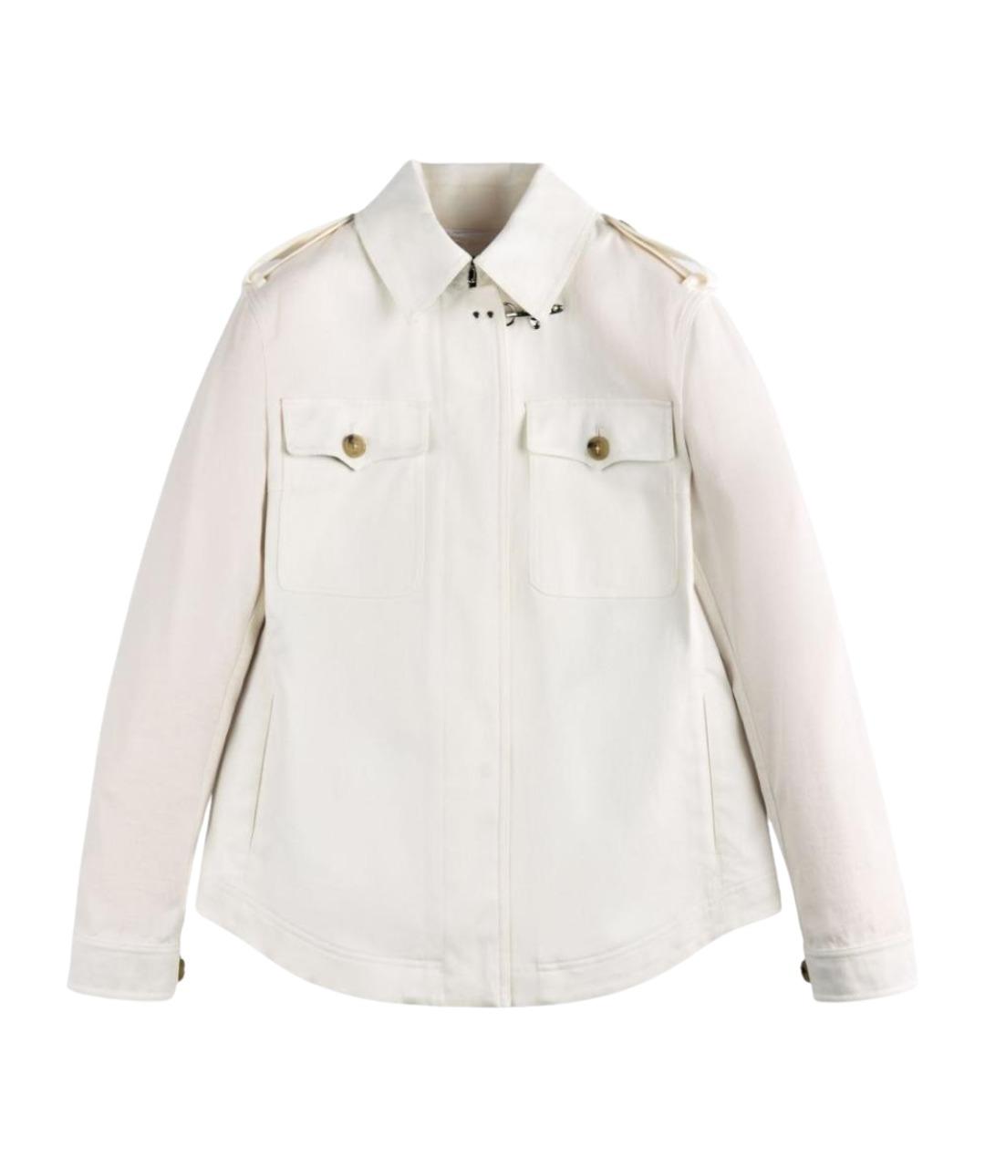 FAY Белая хлопковая куртка, фото 1