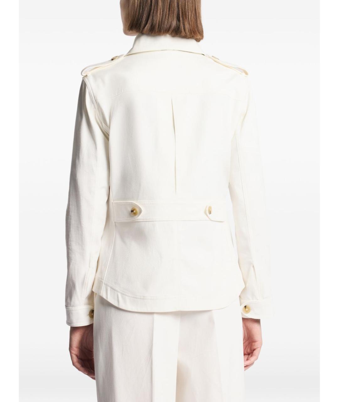 FAY Белая хлопковая куртка, фото 5