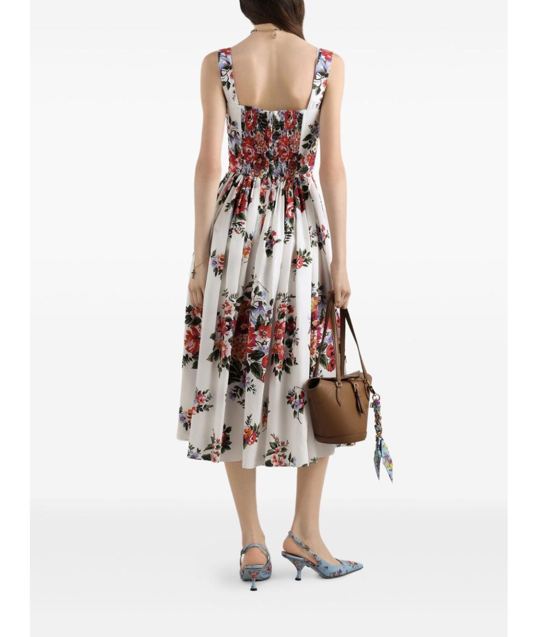 DOLCE&GABBANA Мульти хлопковый сарафан, фото 5