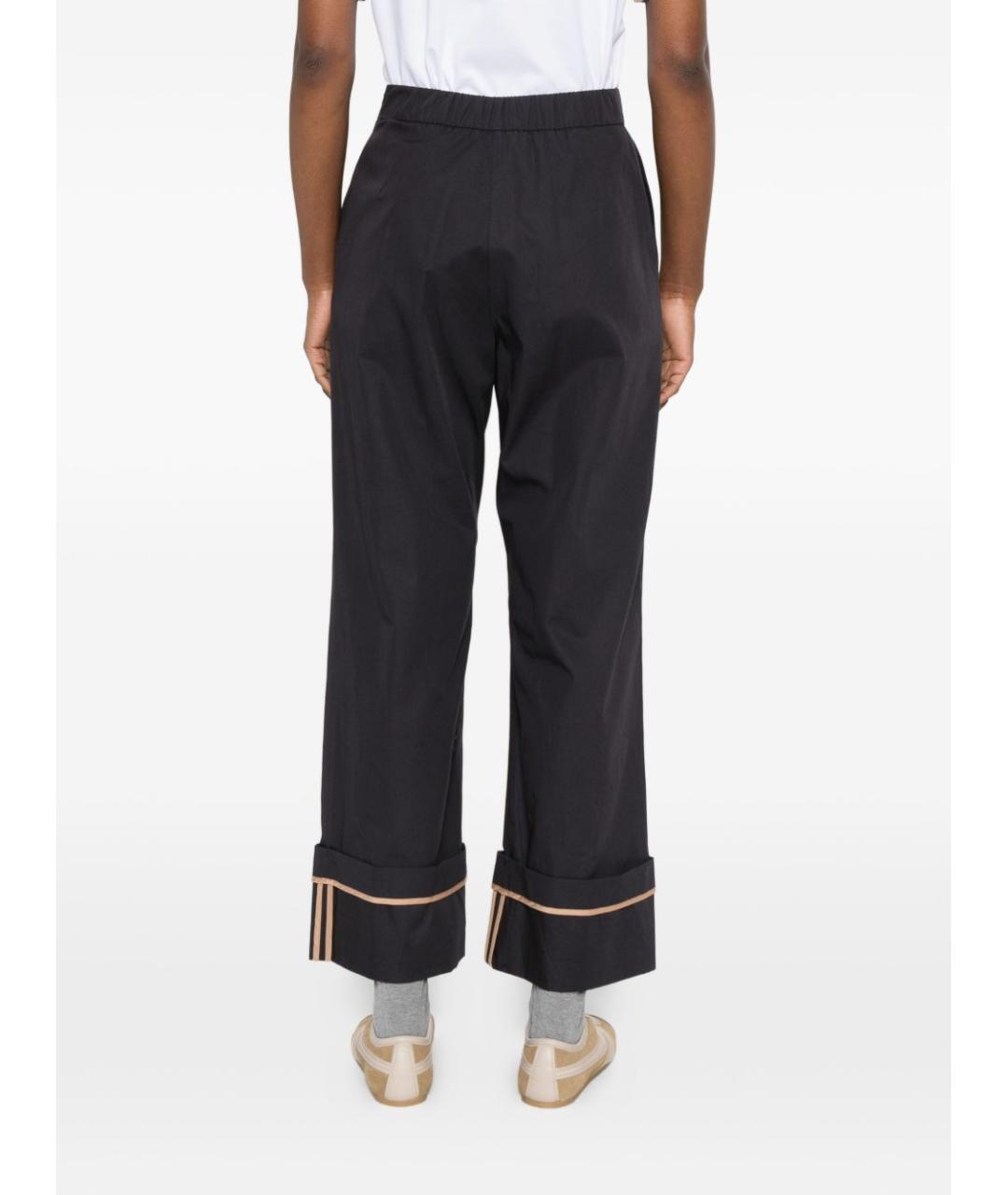 HERNO Синие прямые брюки, фото 4