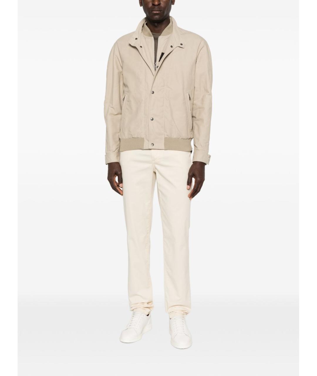 FAY Бежевая хлопковая куртка, фото 2