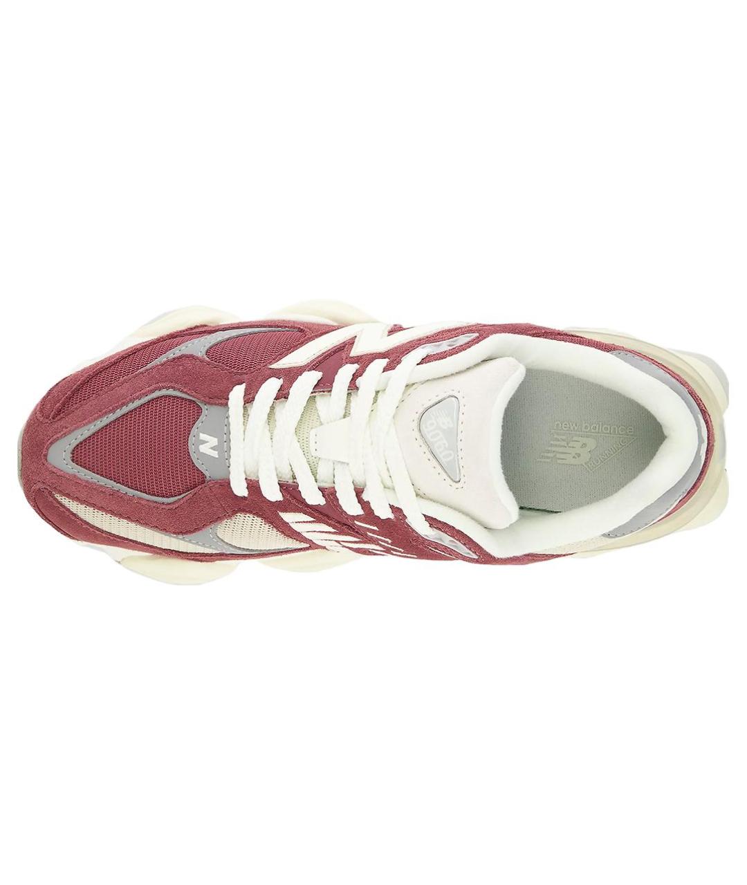 NEW BALANCE Красные замшевые кроссовки, фото 4