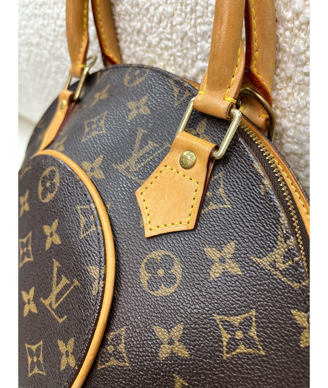 LOUIS VUITTON Коричневая сумка с короткими ручками, фото 6