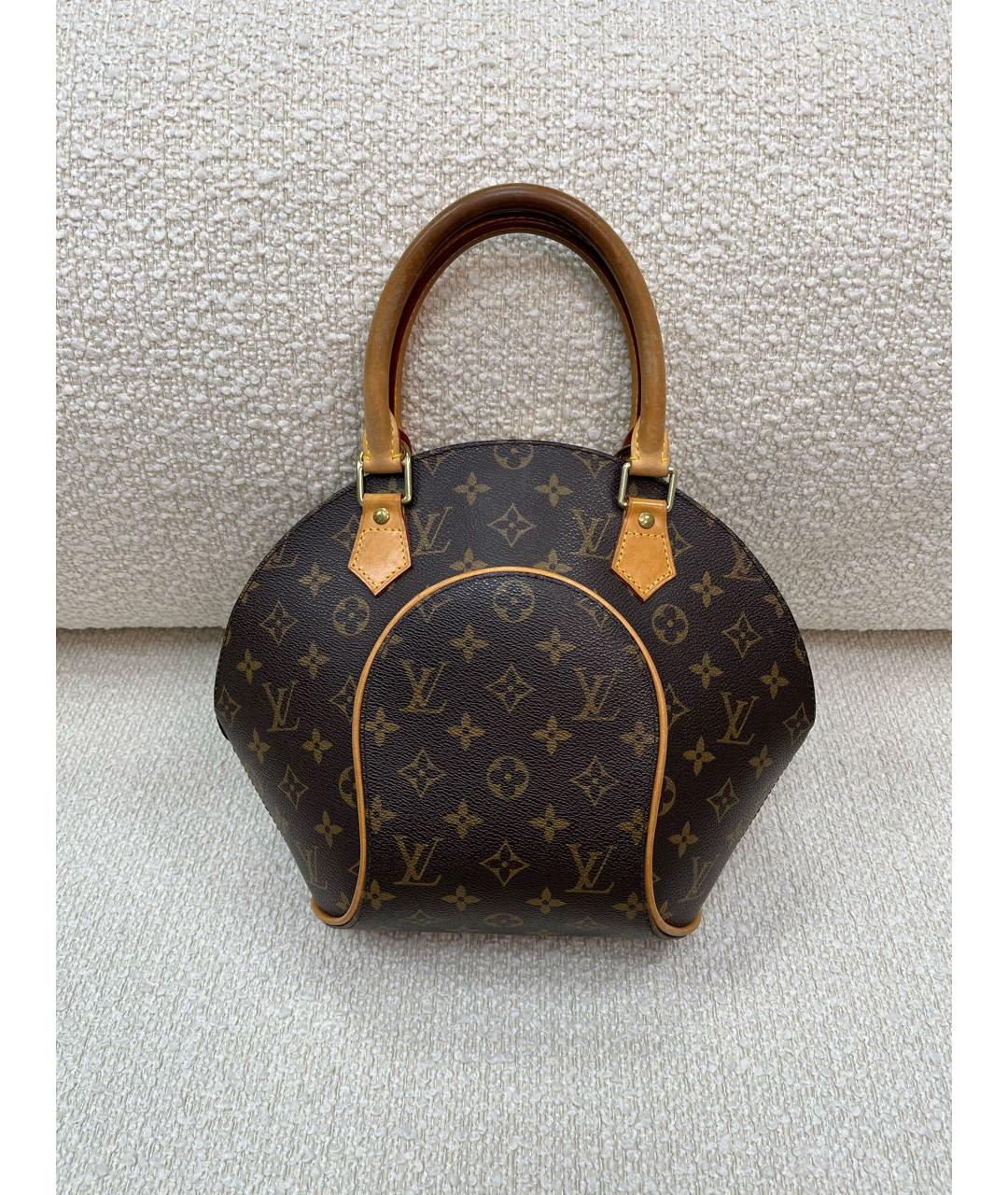 LOUIS VUITTON Коричневая сумка с короткими ручками, фото 3