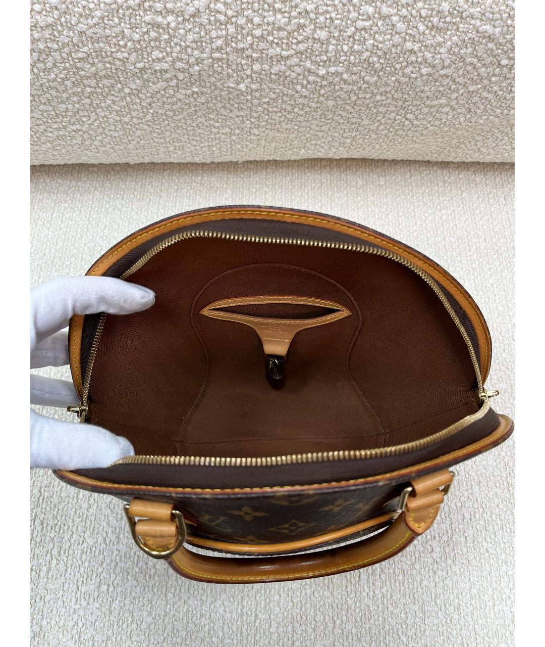 LOUIS VUITTON Коричневая сумка с короткими ручками, фото 4