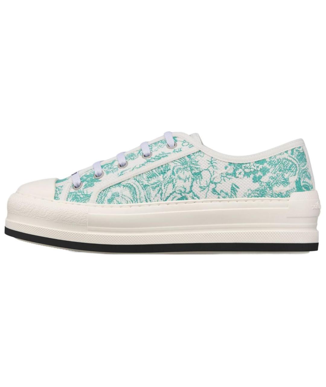 CHRISTIAN DIOR Мульти текстильные кеды, фото 2