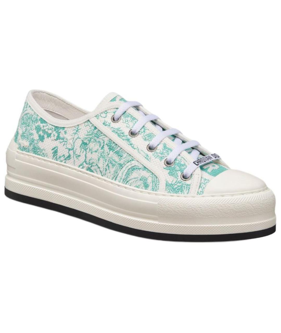 CHRISTIAN DIOR Мульти текстильные кеды, фото 3