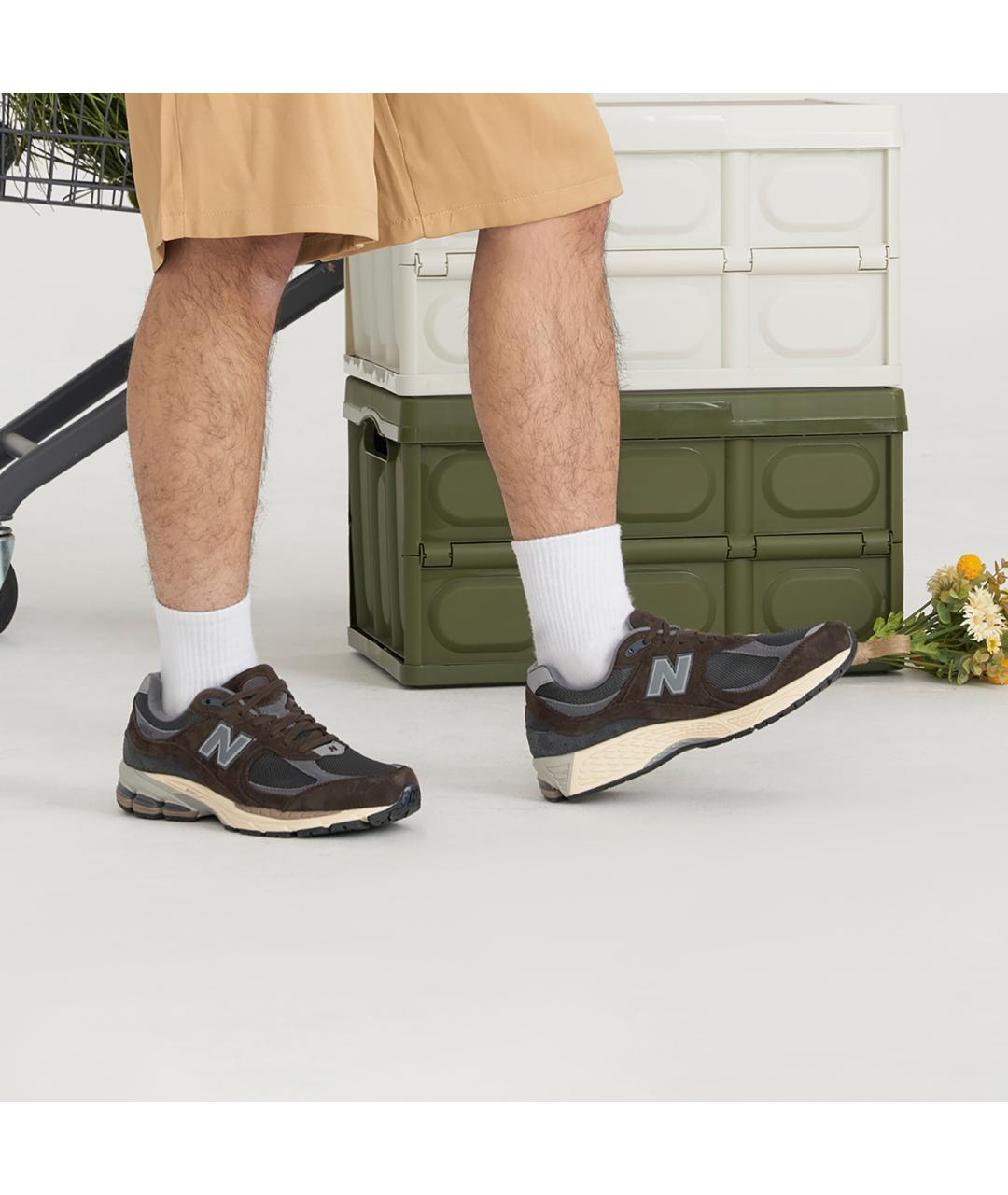 NEW BALANCE Коричневые замшевые кроссовки, фото 9