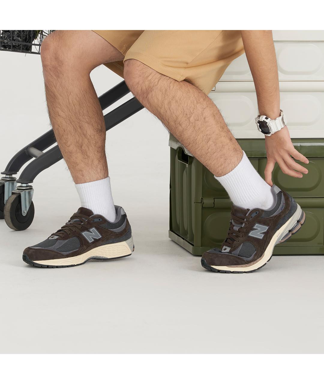 NEW BALANCE Коричневые замшевые кроссовки, фото 8