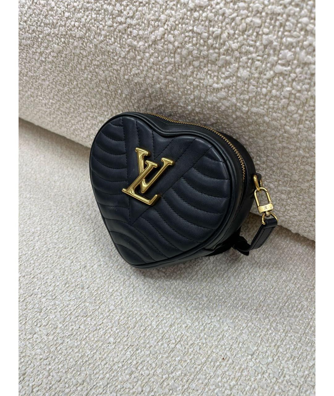 LOUIS VUITTON Черная кожаная сумка с короткими ручками, фото 5