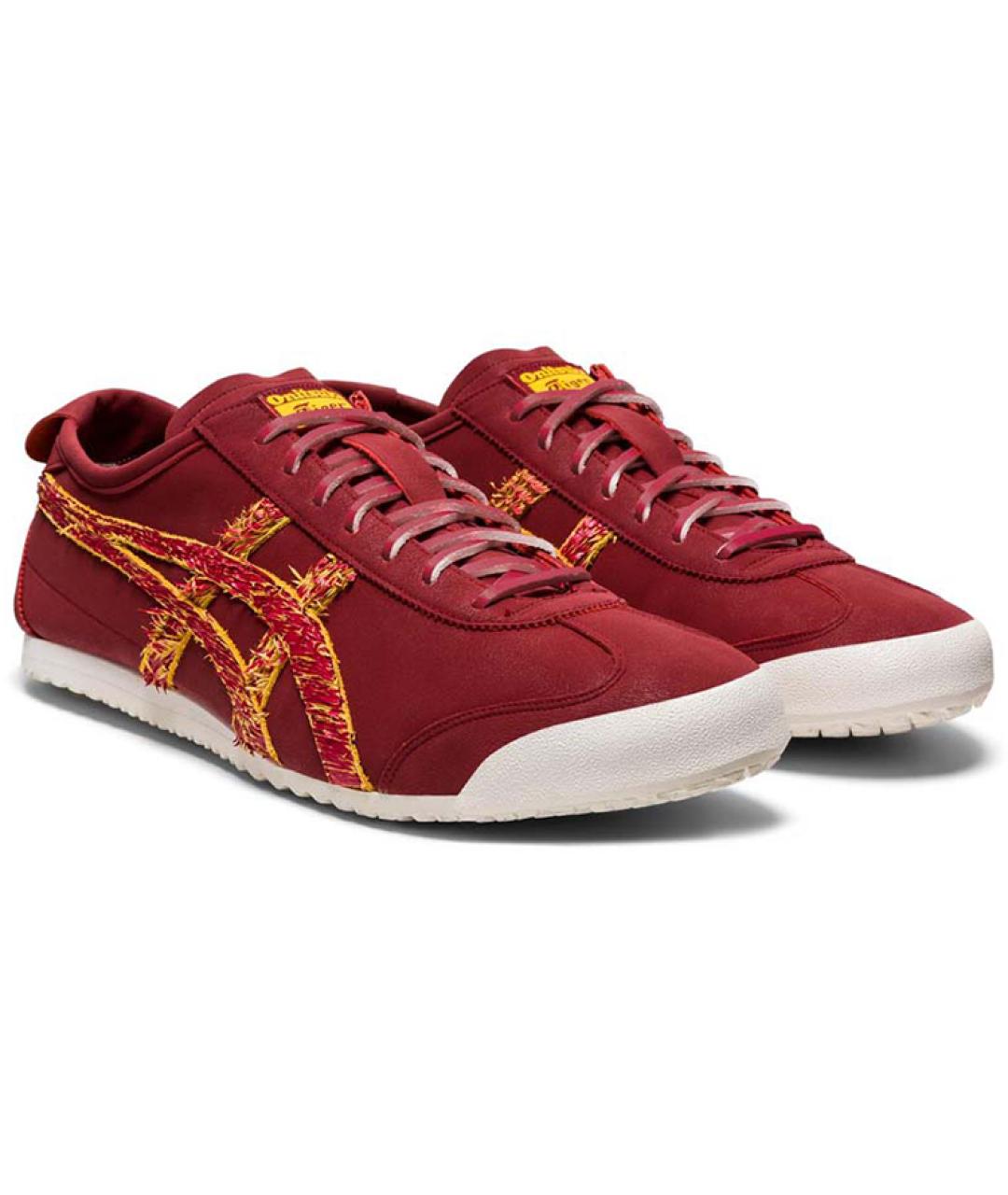 ONITSUKA TIGER Бордовые замшевые кеды, фото 3