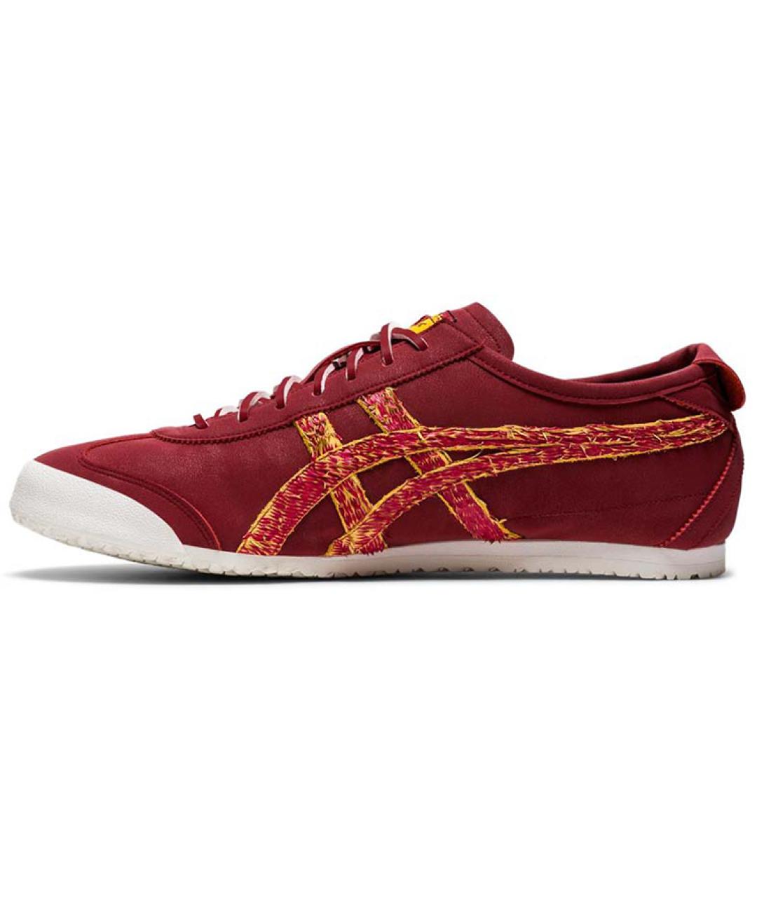 ONITSUKA TIGER Бордовые замшевые кеды, фото 2