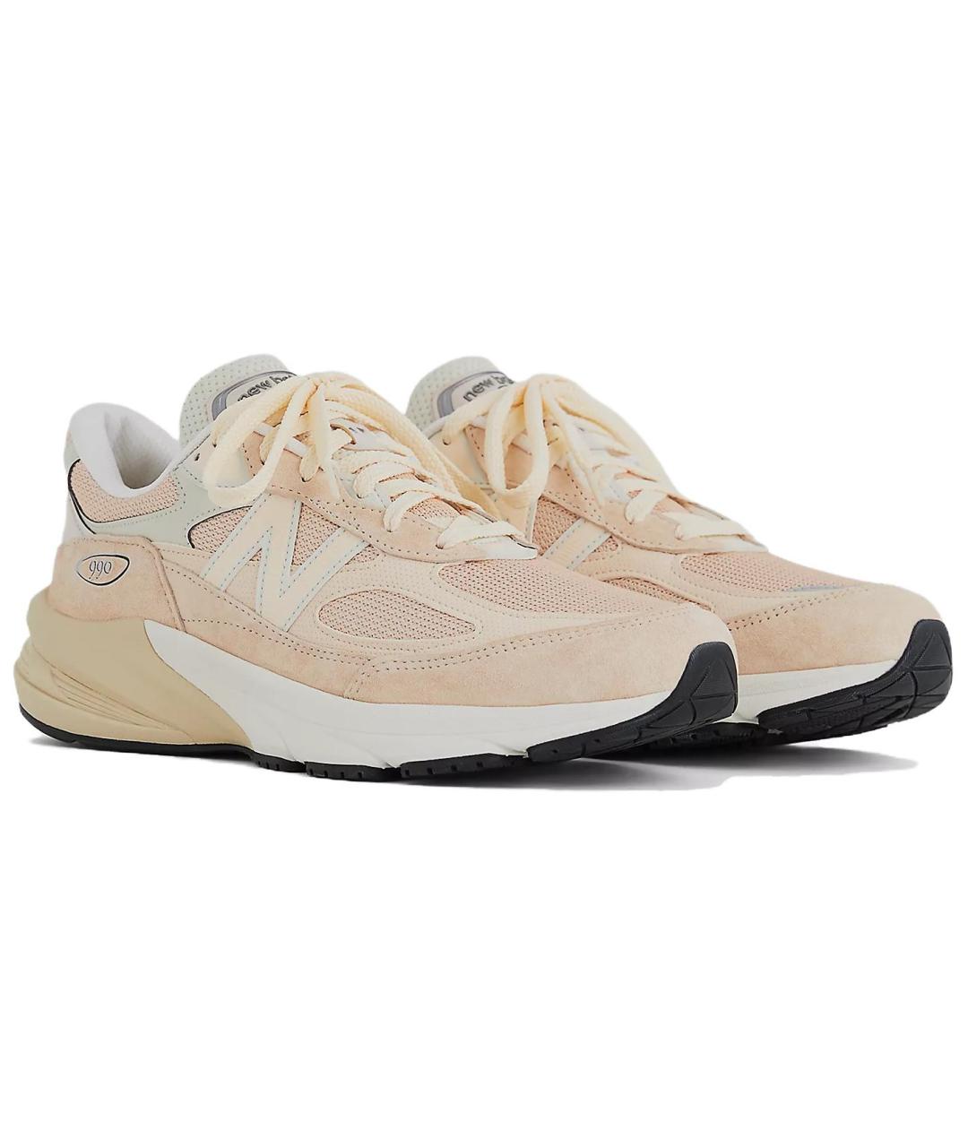 NEW BALANCE Розовые замшевые кроссовки, фото 3