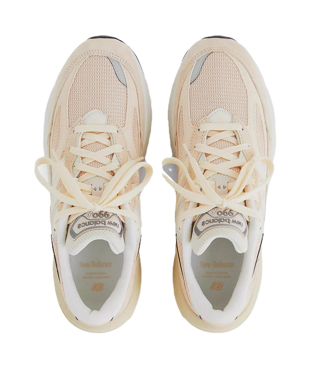 NEW BALANCE Розовые замшевые кроссовки, фото 4