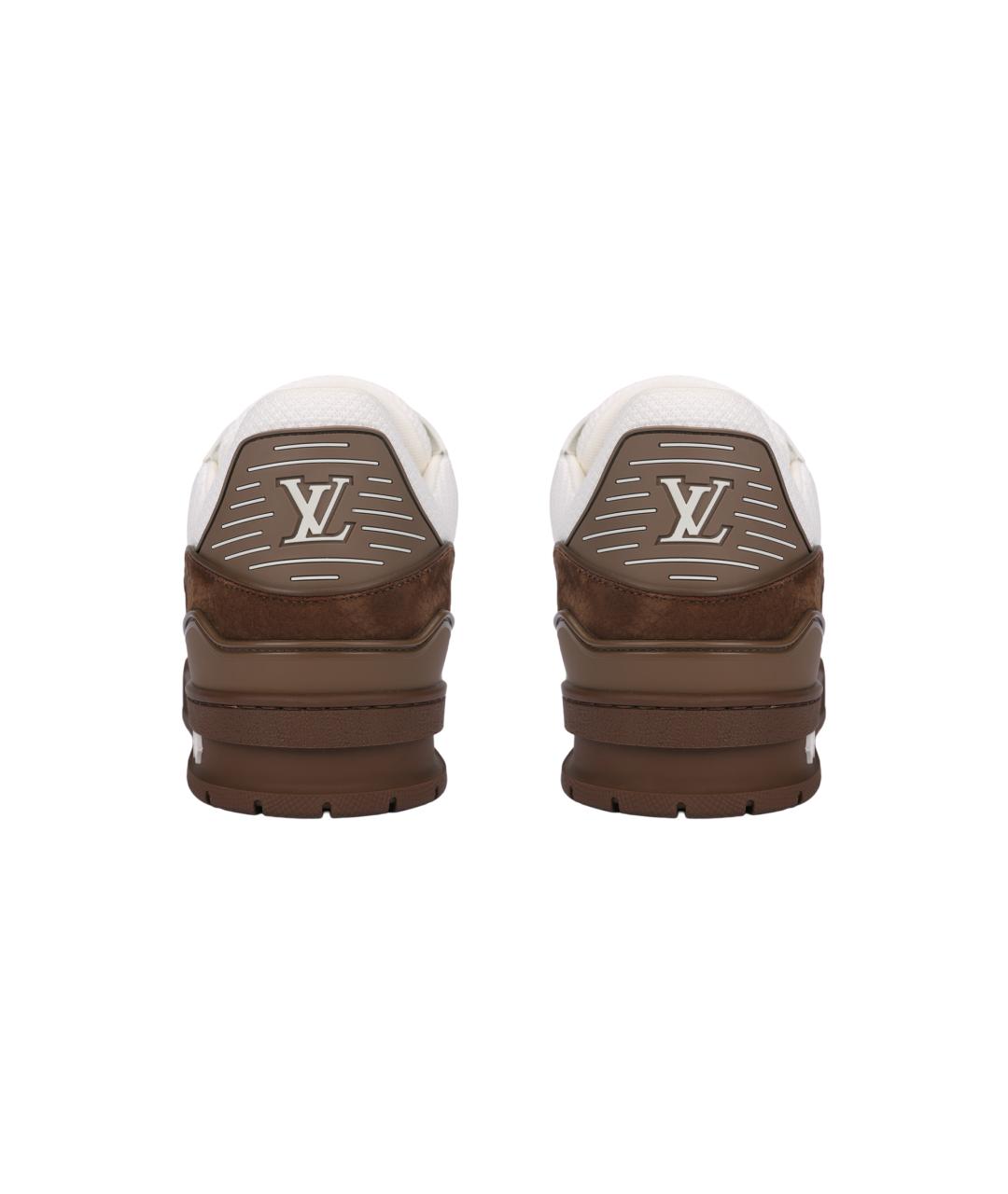 LOUIS VUITTON Мульти замшевые низкие кроссовки / кеды, фото 4