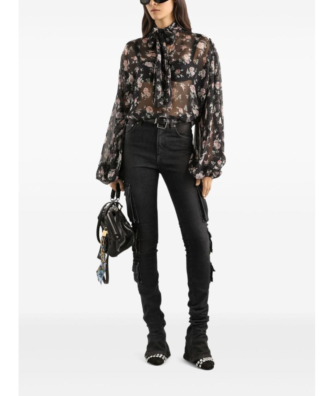 DOLCE&GABBANA Мульти шелковая рубашка, фото 2