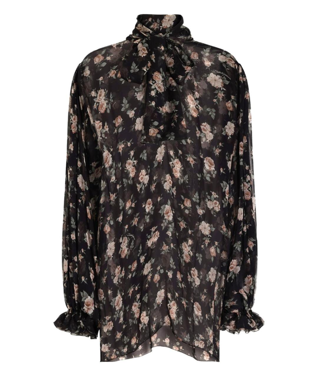 DOLCE&GABBANA Мульти шелковая рубашка, фото 1