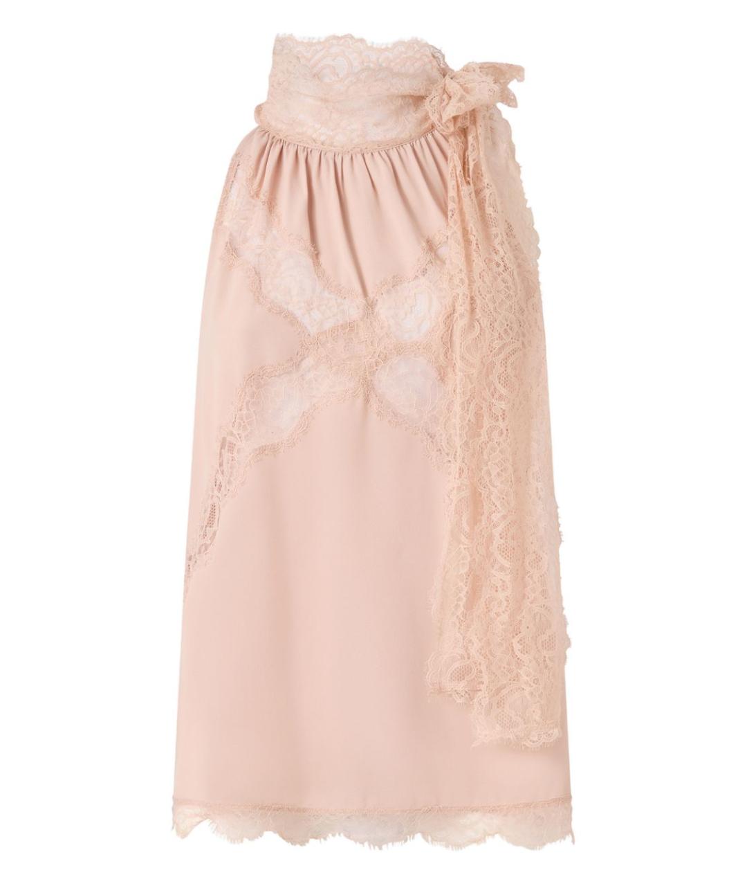 PINKO Розовая ацетатная блузы, фото 1