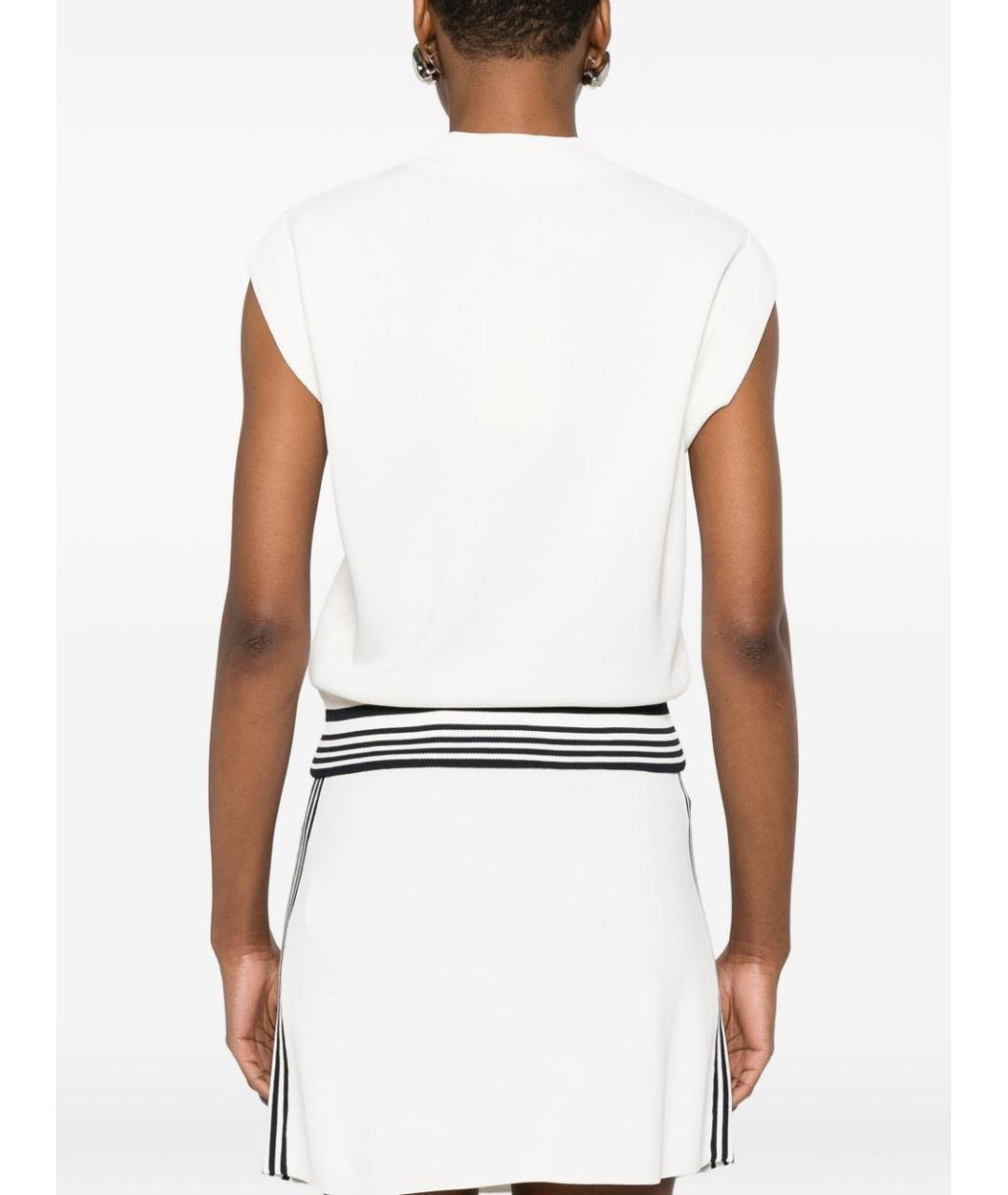 AUTRY Белая вискозная жилетка, фото 5