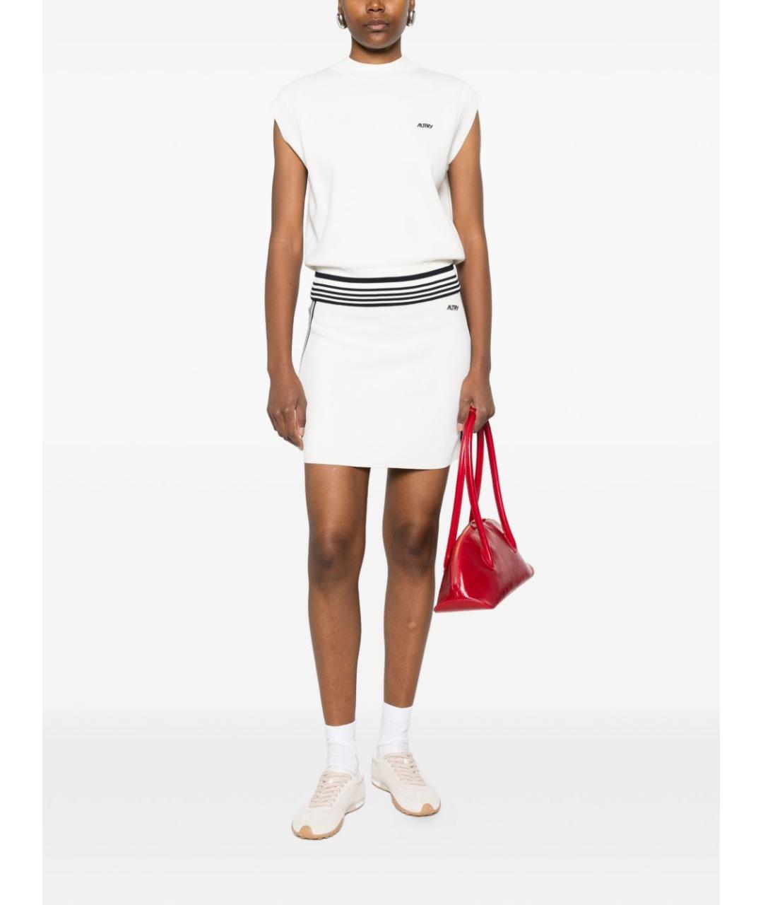 AUTRY Белая вискозная жилетка, фото 4