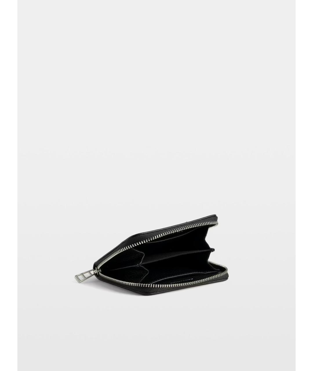 ZADIG & VOLTAIRE Черный кожаный кошелек, фото 3