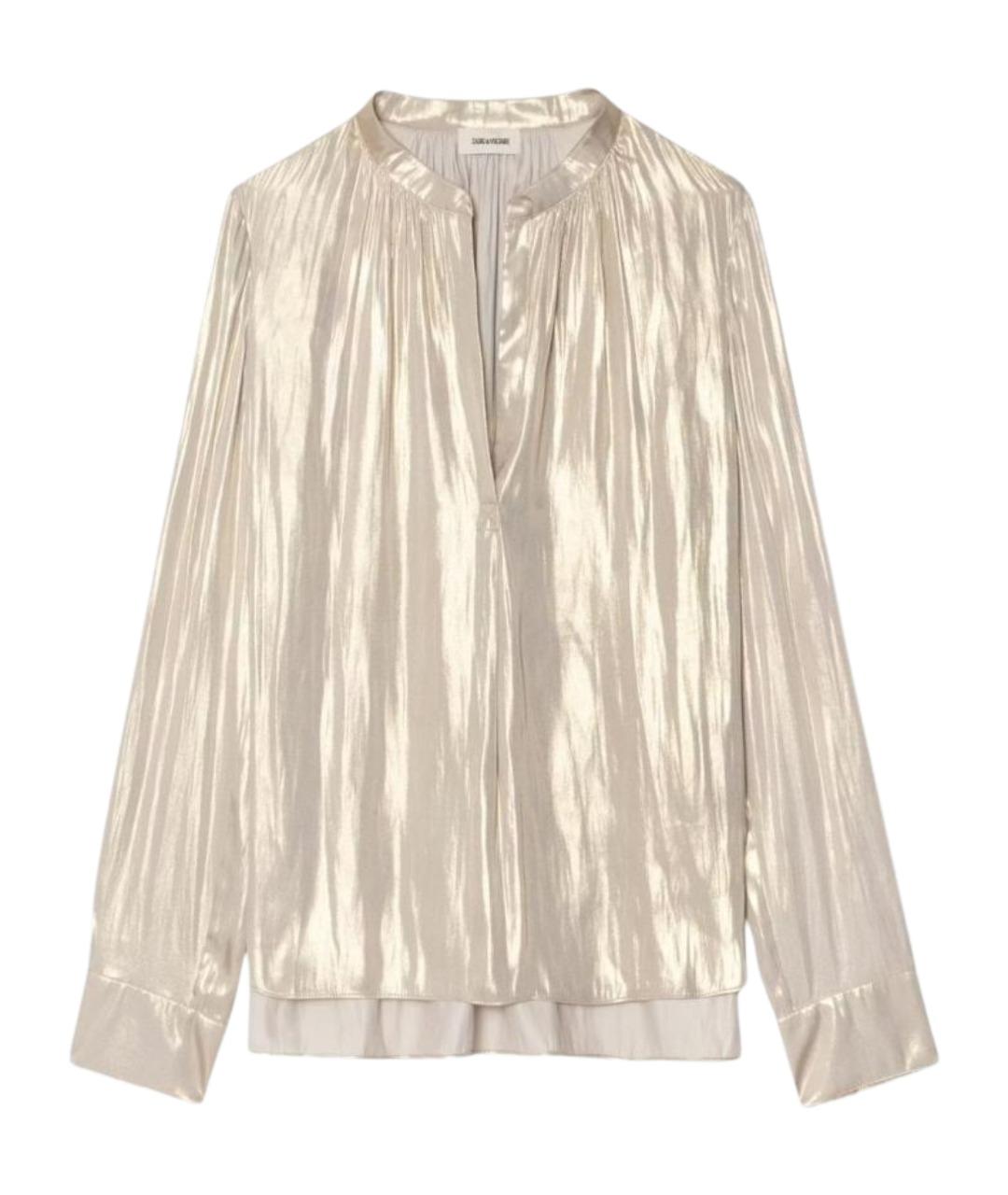 ZADIG & VOLTAIRE Бежевая полиэстеровая блузы, фото 1