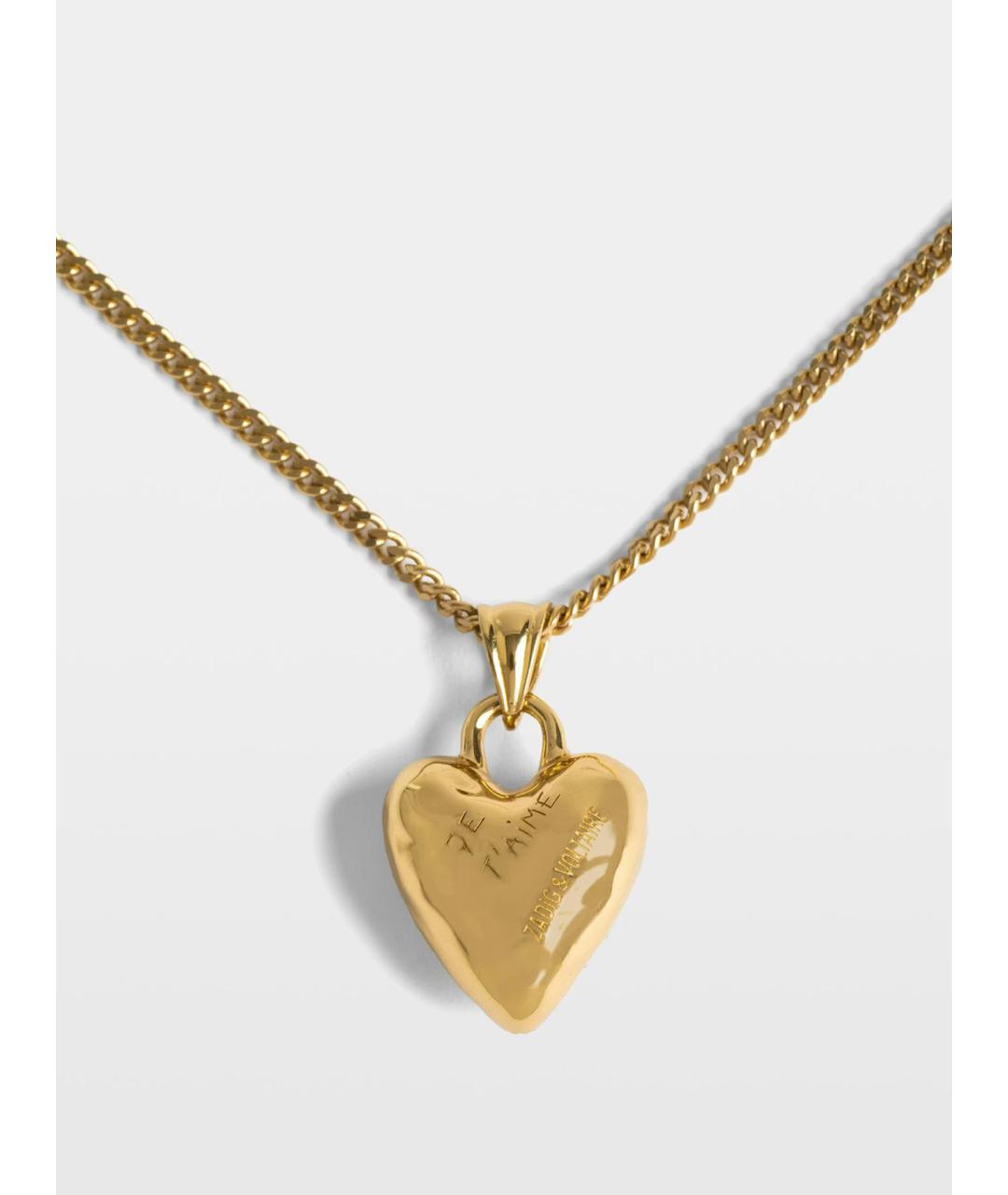 ZADIG & VOLTAIRE Золотое металлическое колье, фото 3