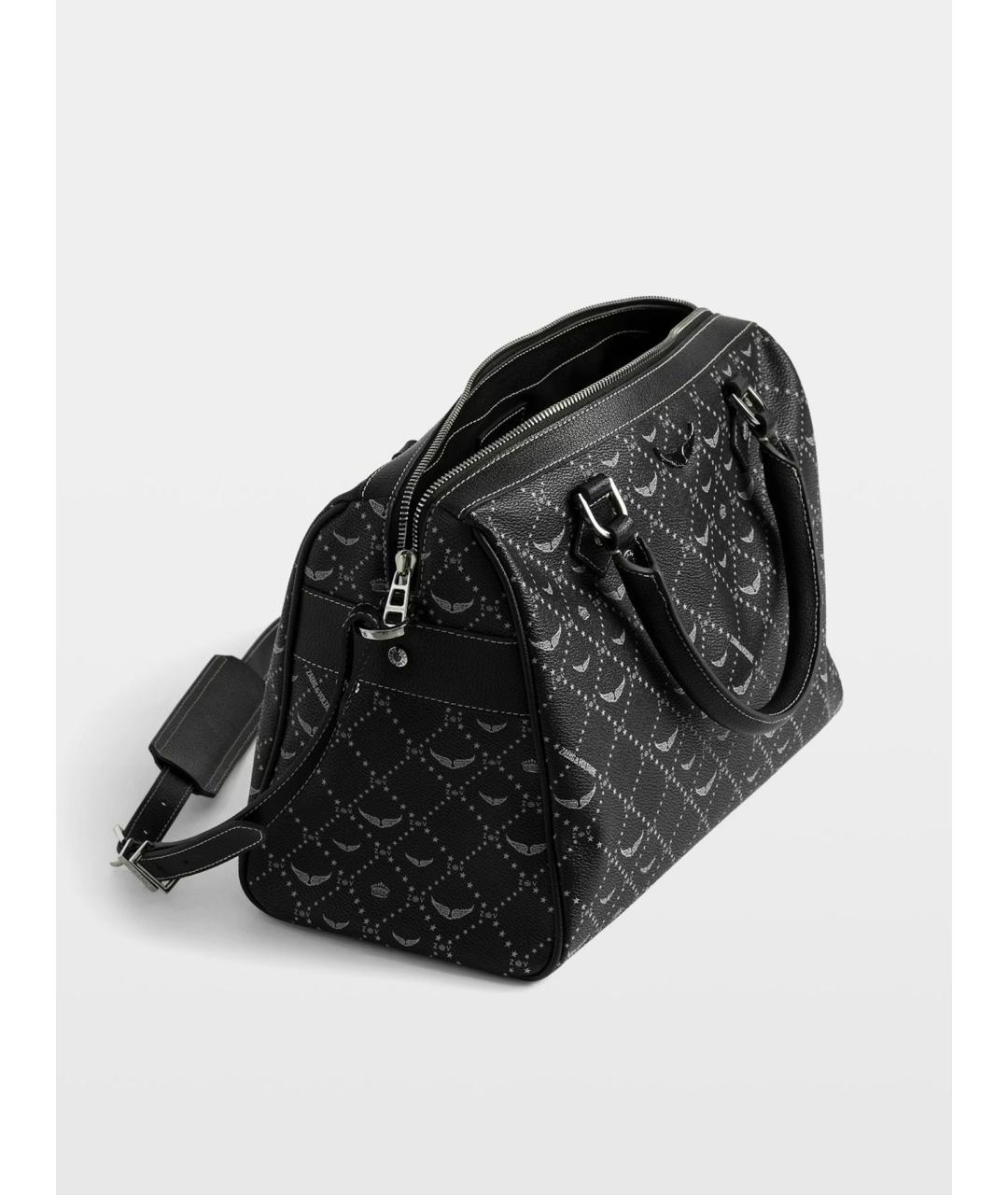 ZADIG & VOLTAIRE Черная сумка тоут из искусственной кожи, фото 8