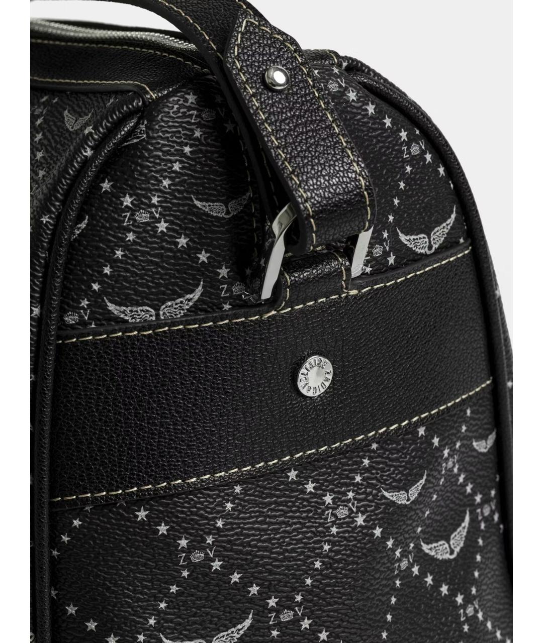 ZADIG & VOLTAIRE Черная сумка тоут из искусственной кожи, фото 7