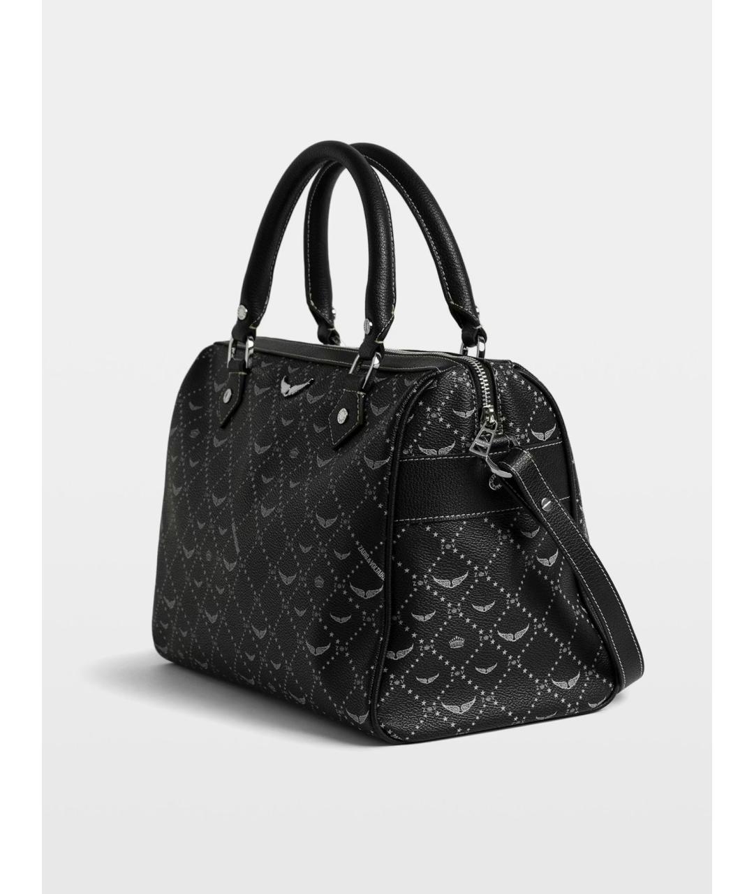 ZADIG & VOLTAIRE Черная сумка тоут из искусственной кожи, фото 5