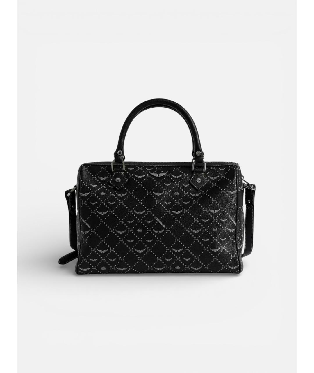 ZADIG & VOLTAIRE Черная сумка тоут из искусственной кожи, фото 9