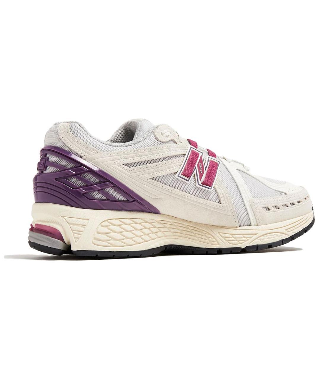 NEW BALANCE Бежевые текстильные высокие кроссовки / кеды, фото 4