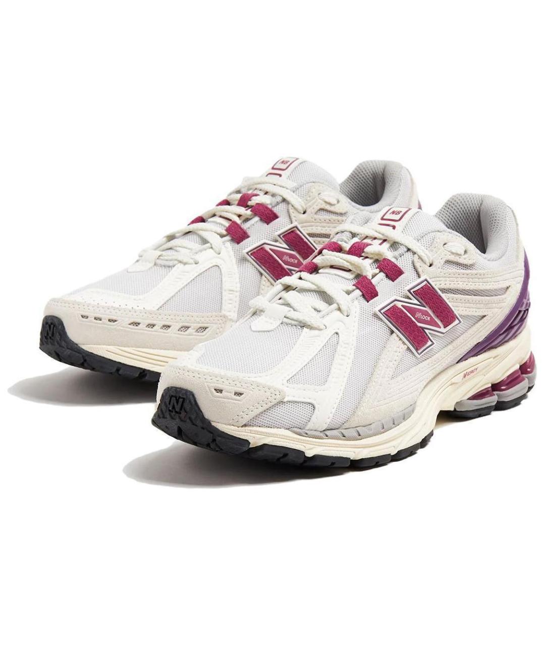 NEW BALANCE Бежевые текстильные высокие кроссовки / кеды, фото 3