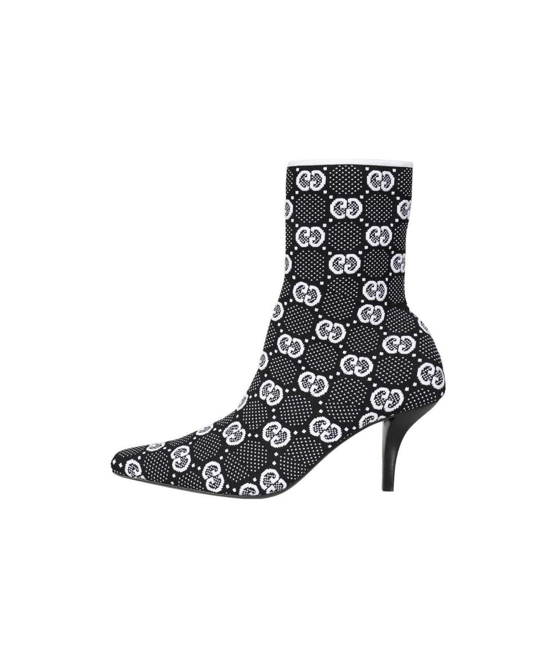 GUCCI Черные ботфорты, фото 2