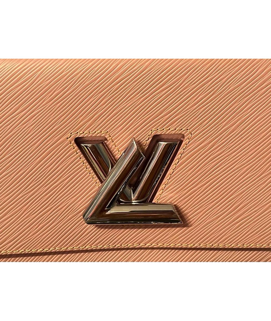 LOUIS VUITTON Розовая кожаная сумка через плечо, фото 5