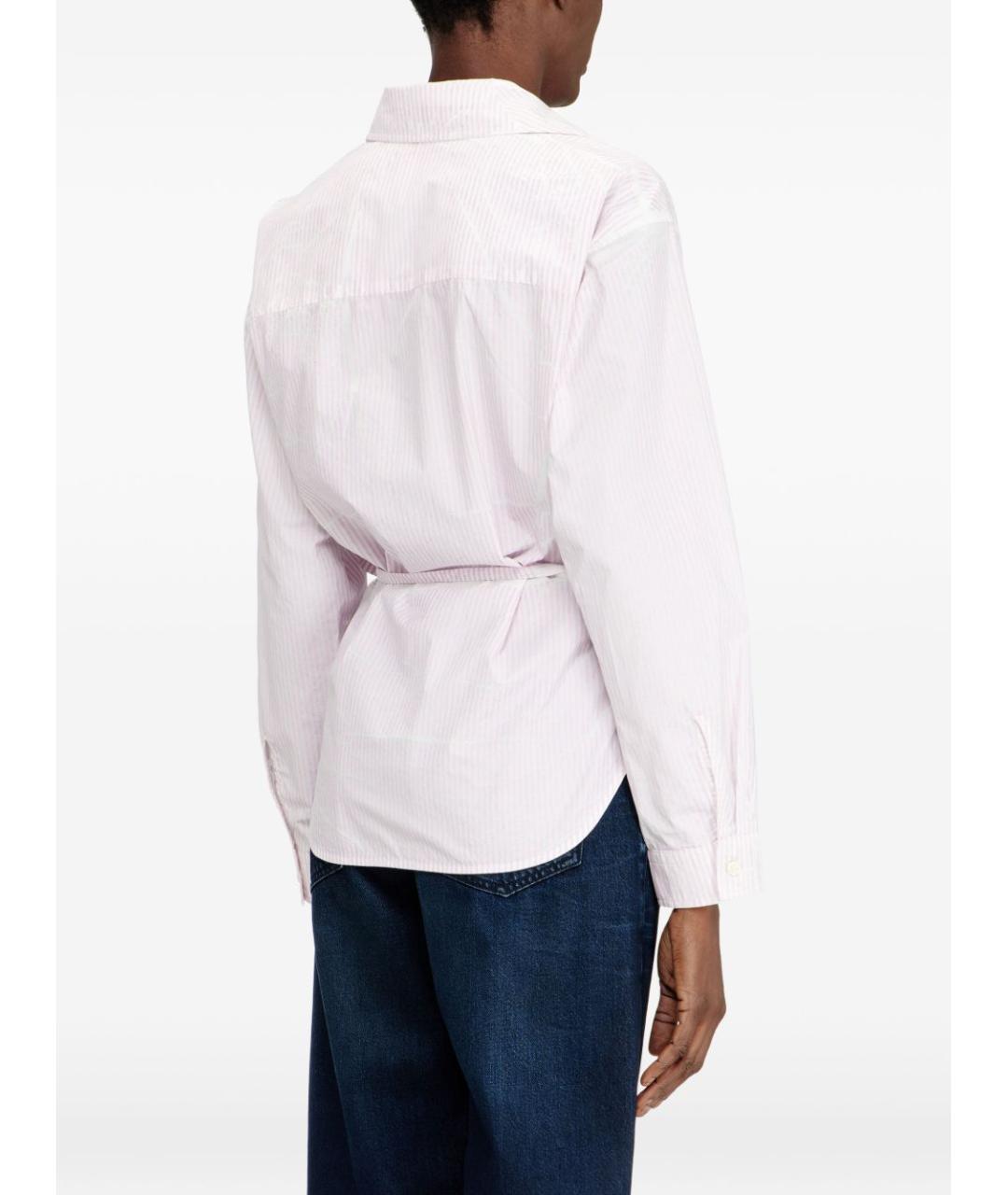 DIESEL Розовая хлопковая рубашка, фото 2