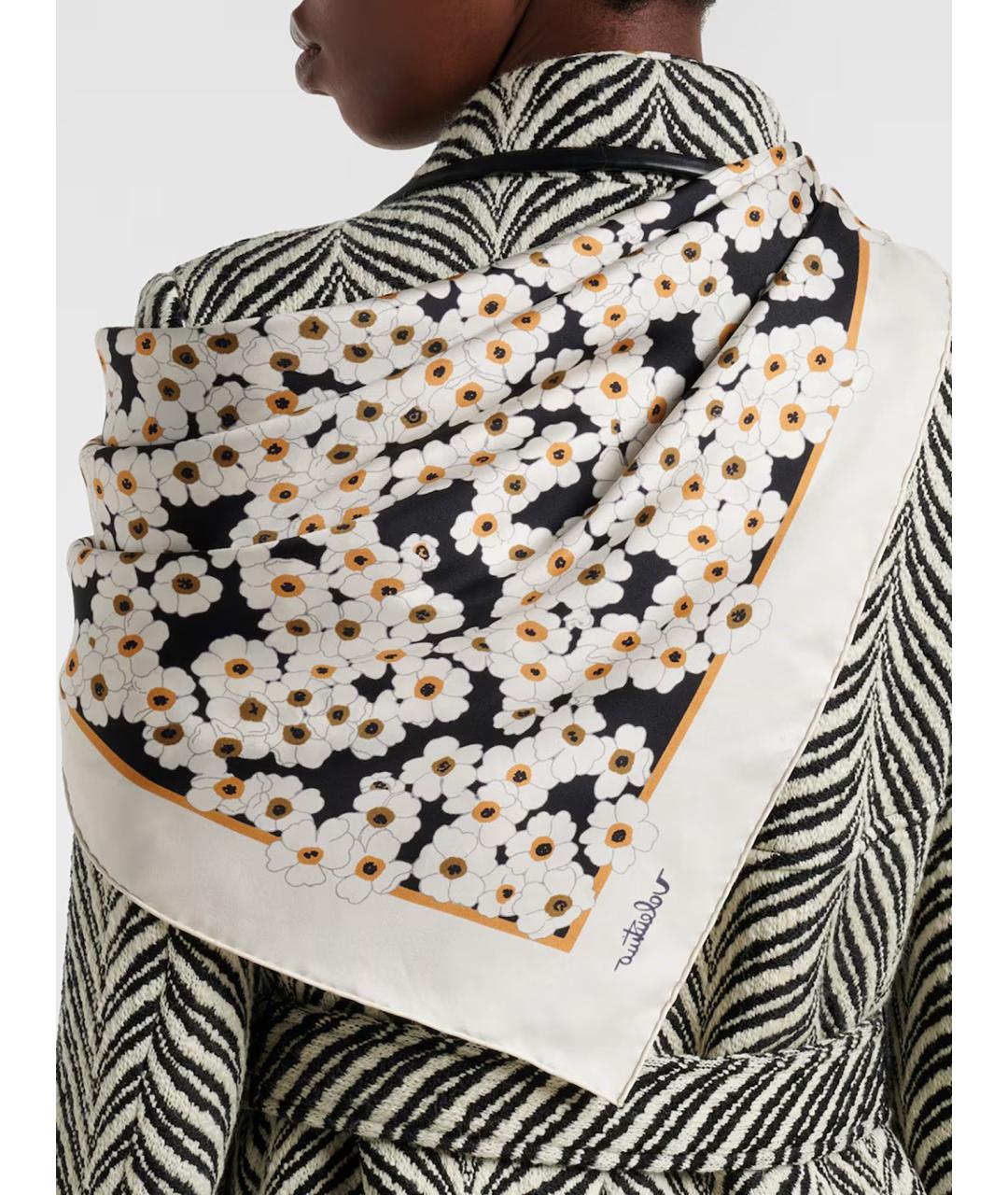 VALENTINO Мульти шелковый платок, фото 3