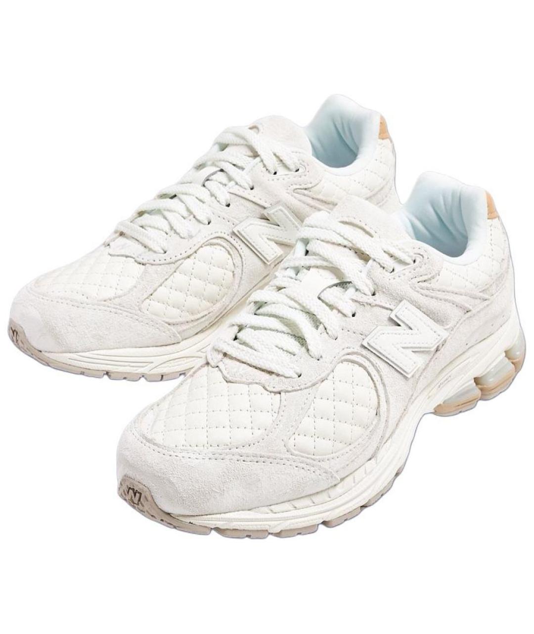 NEW BALANCE Белые замшевые высокие кроссовки / кеды, фото 4