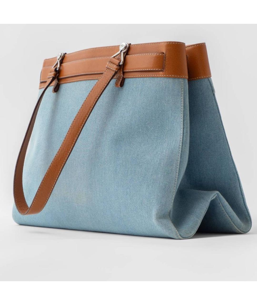 CHRISTIAN DIOR Мульти деним сумка тоут, фото 3