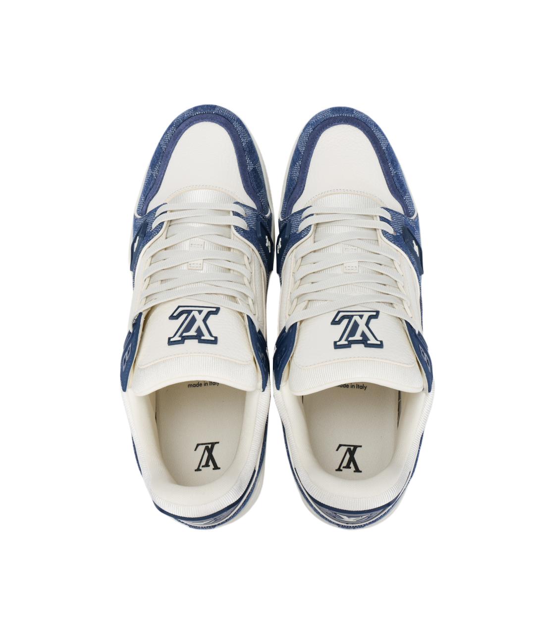 LOUIS VUITTON Мульти кожаные кроссовки, фото 3