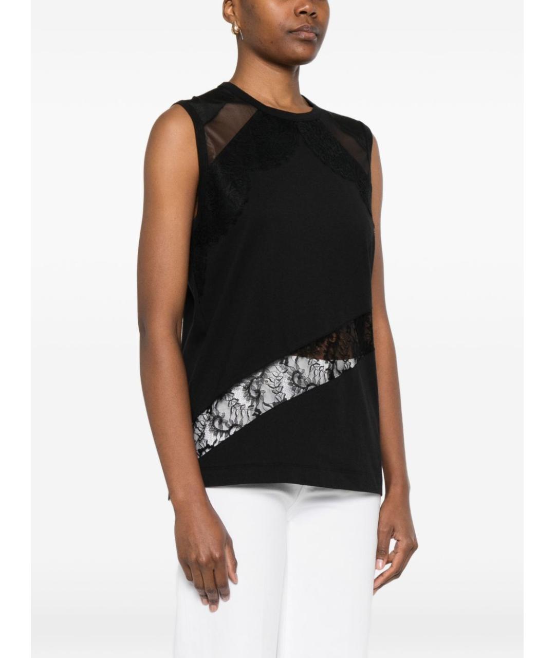 PINKO Черная майка, фото 3