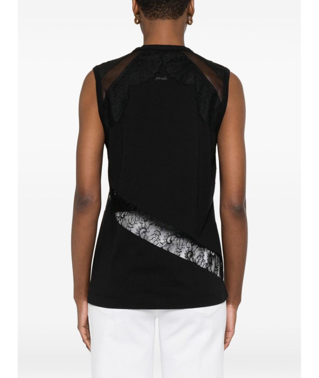 PINKO Черная майка, фото 2