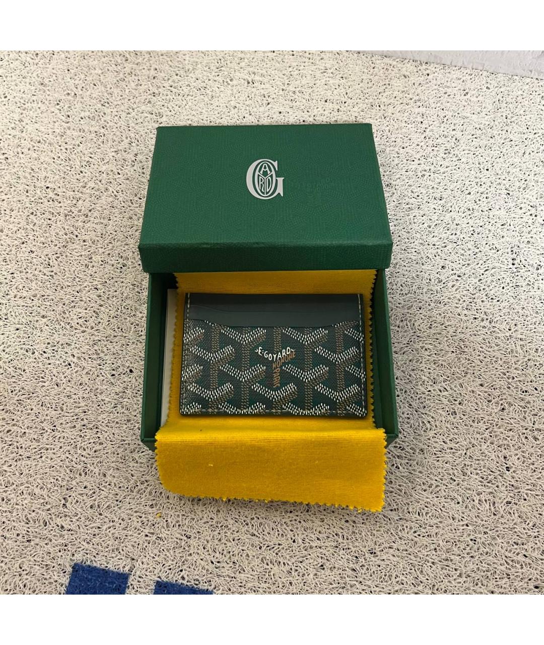 GOYARD Зеленый кардхолдер, фото 5
