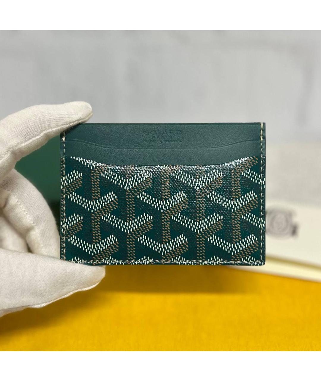 GOYARD Зеленый кардхолдер, фото 3