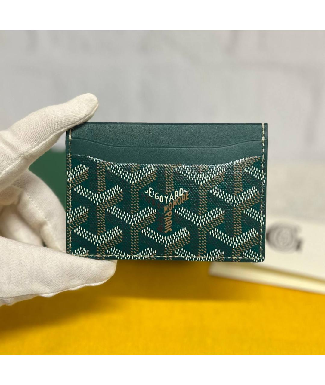GOYARD Зеленый кардхолдер, фото 2