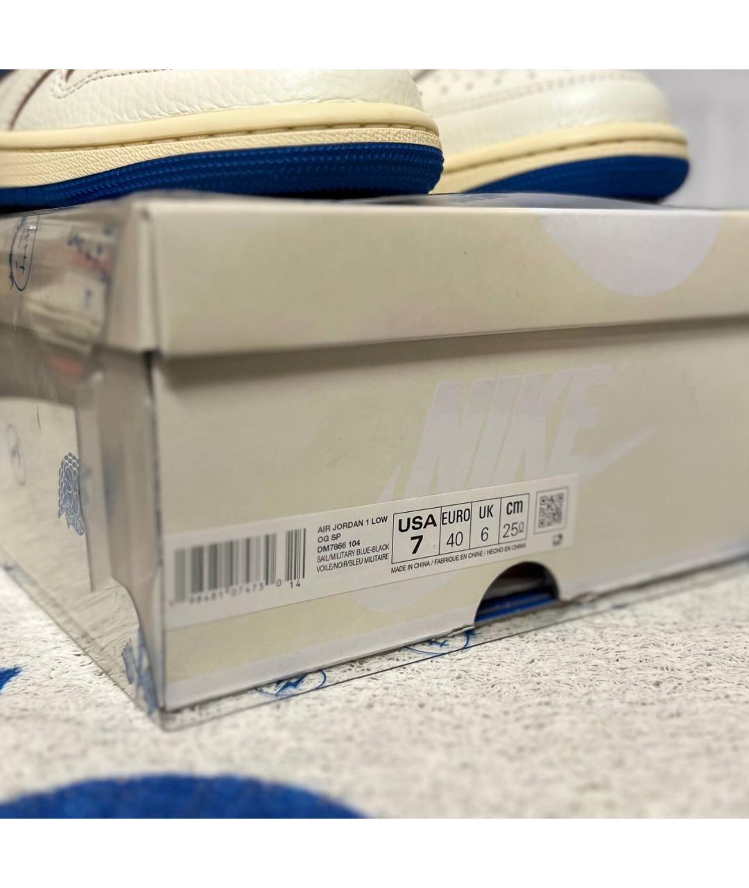 JORDAN Белые кроссовки, фото 7