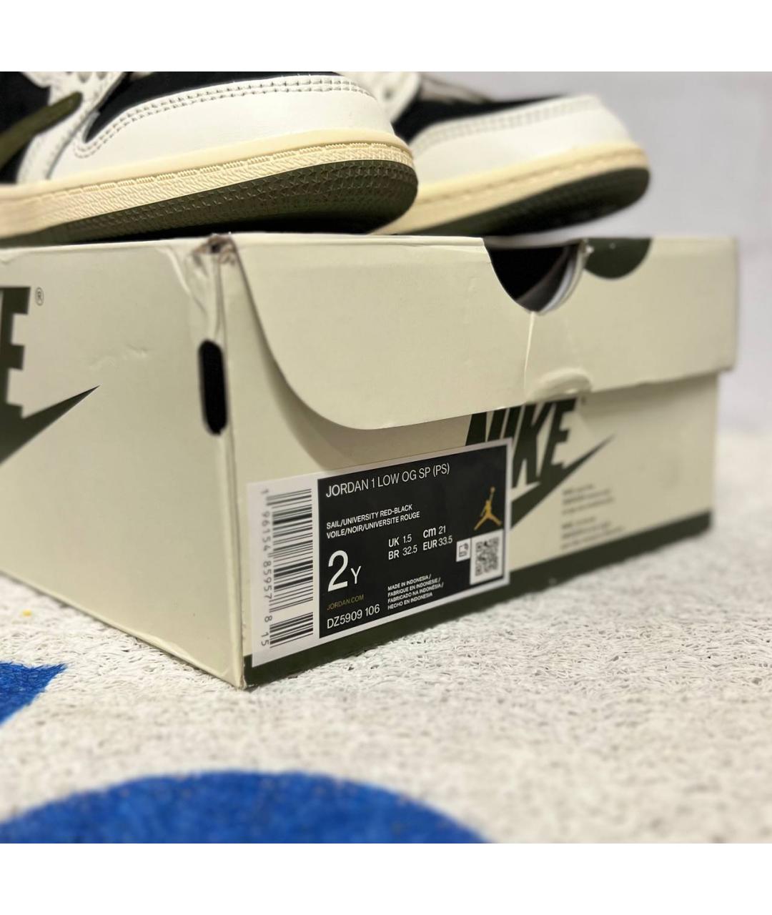 JORDAN Белые кеды, фото 6