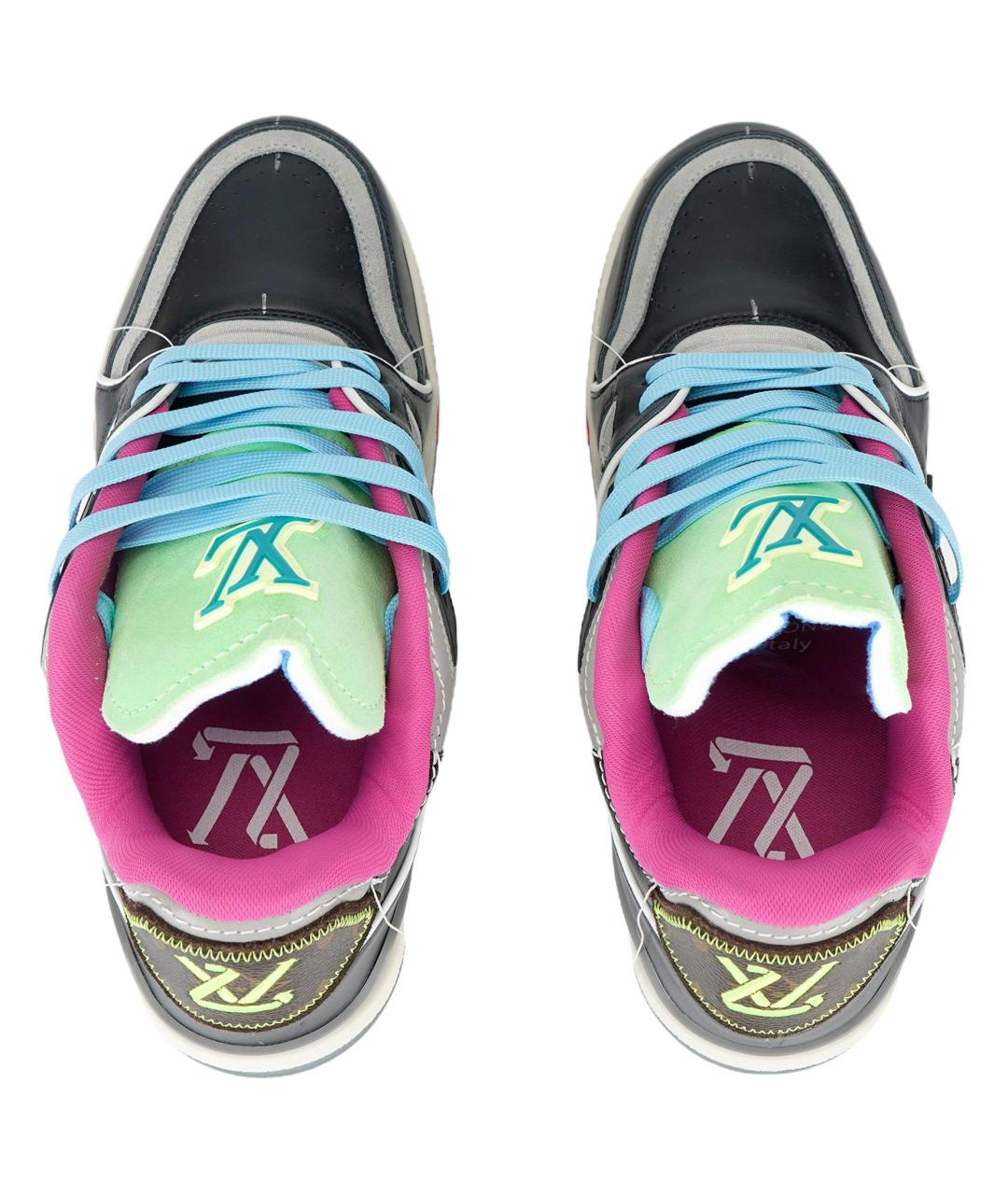 LOUIS VUITTON Черные кроссовки, фото 3