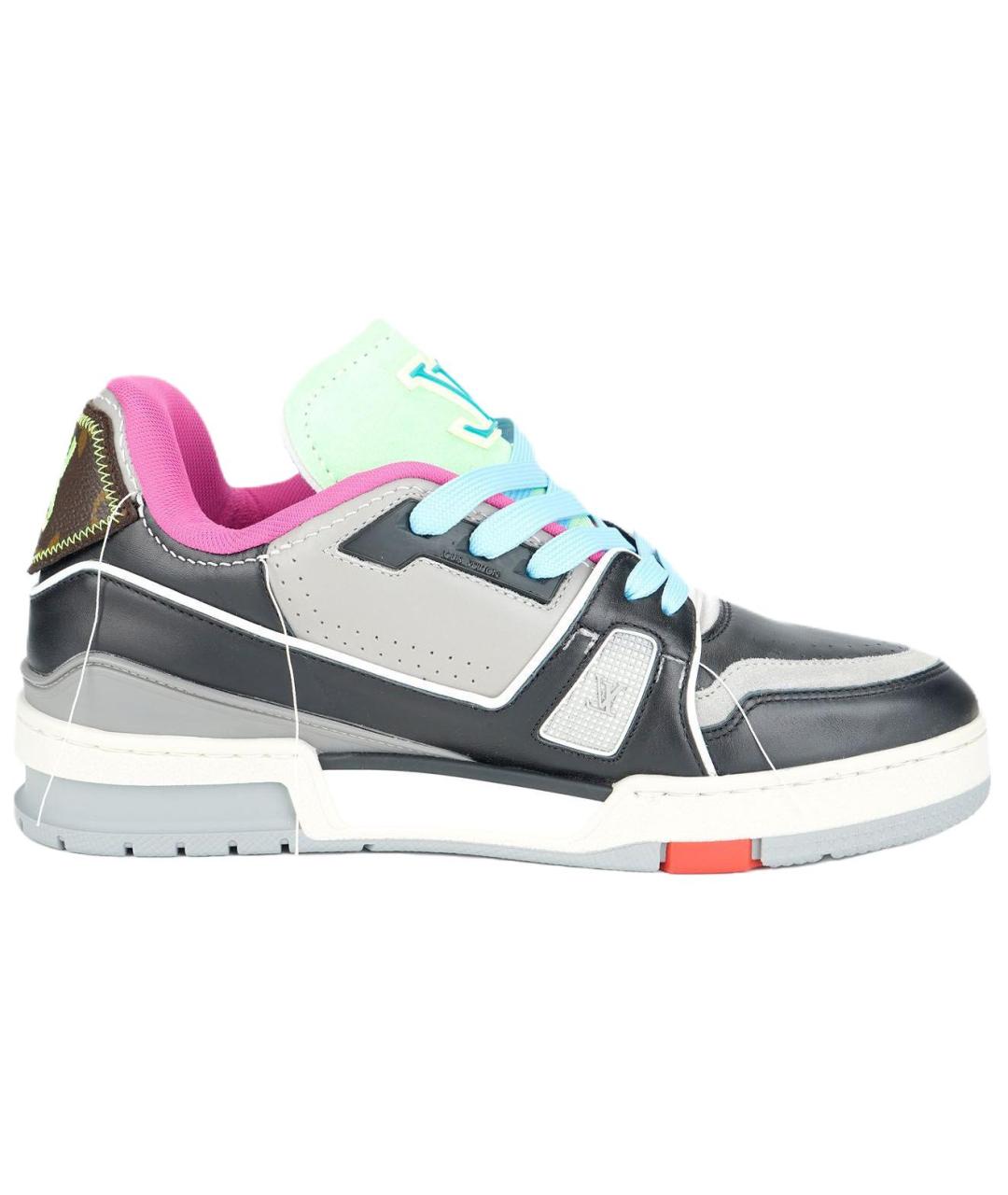 LOUIS VUITTON Черные кроссовки, фото 1