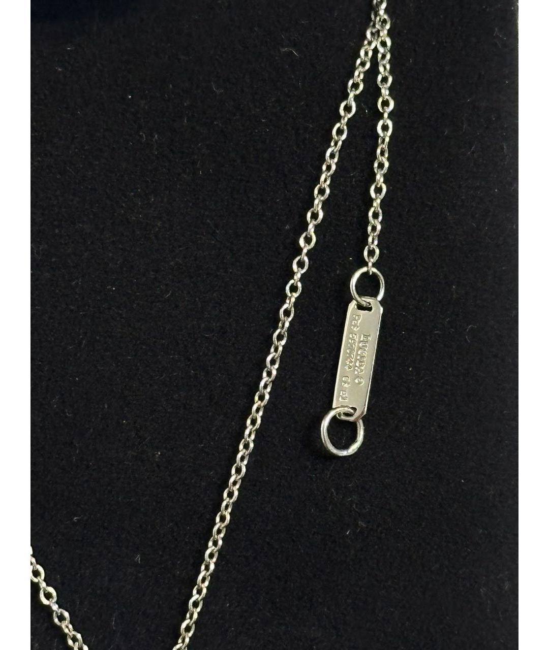 TIFFANY&CO Серебряное платиновое колье, фото 3